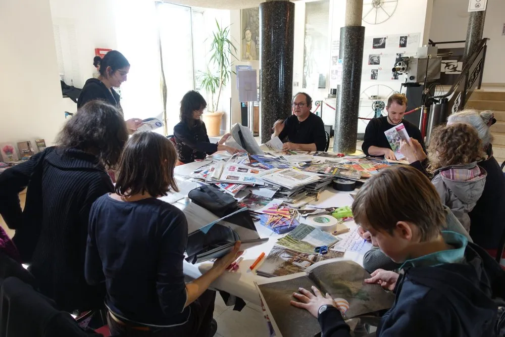Les Lilas town: day of cut paper films - 19 © Benoît Labourdette 2019.