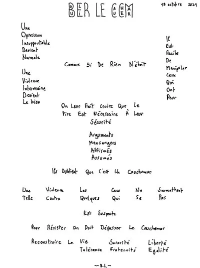 Oublier le cauchemar