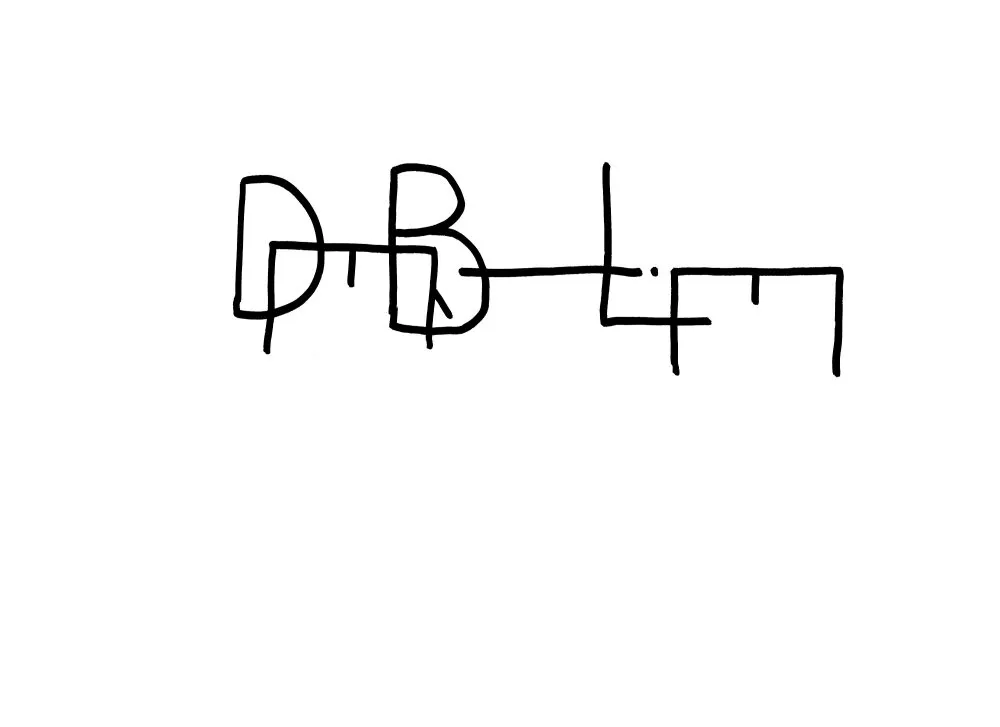 Calligraphy #5 - 24 © Benoît Labourdette 2018.