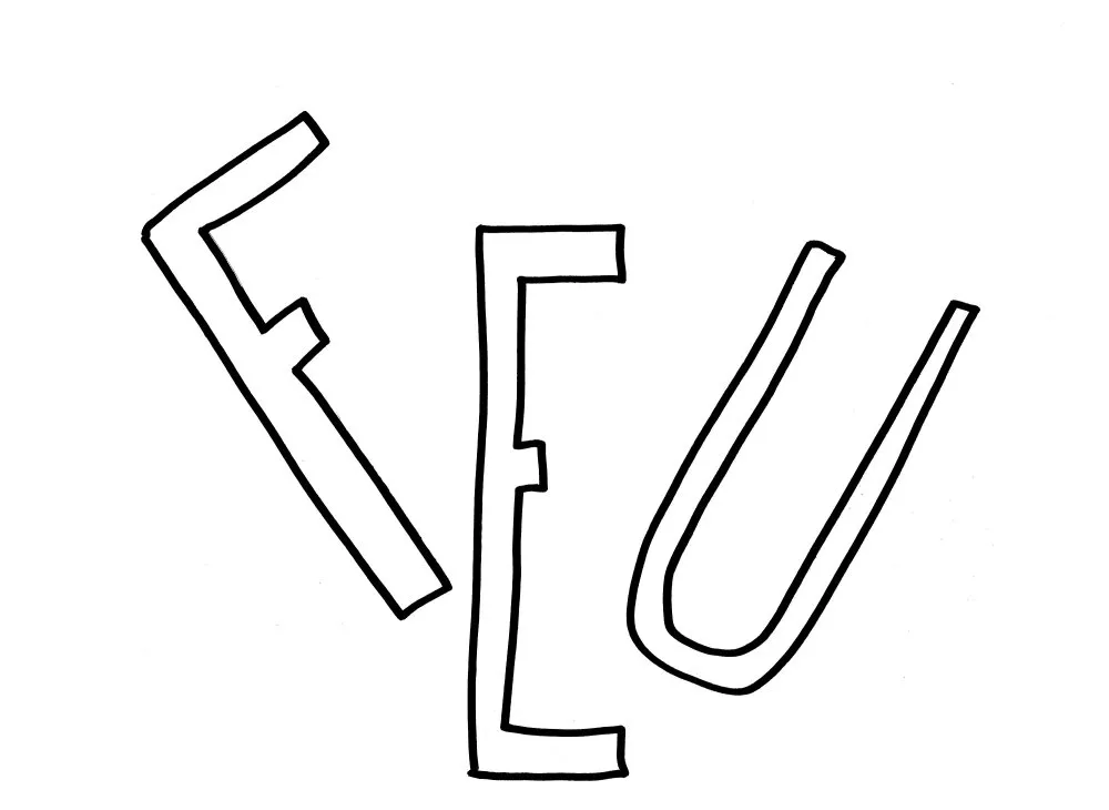 Calligraphy #2 - 7 © Benoît Labourdette 2018.