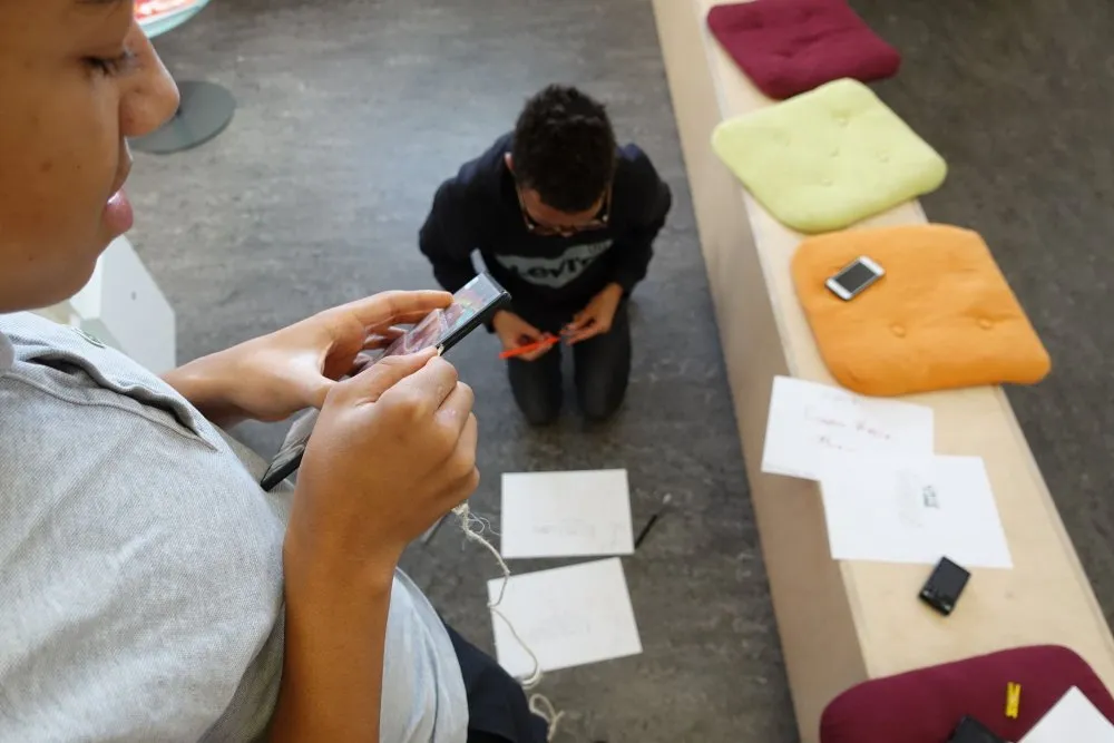 Nelson Mandela Library in Angers : “Five years old, five movies.” - 2 © Benoît Labourdette 2017.