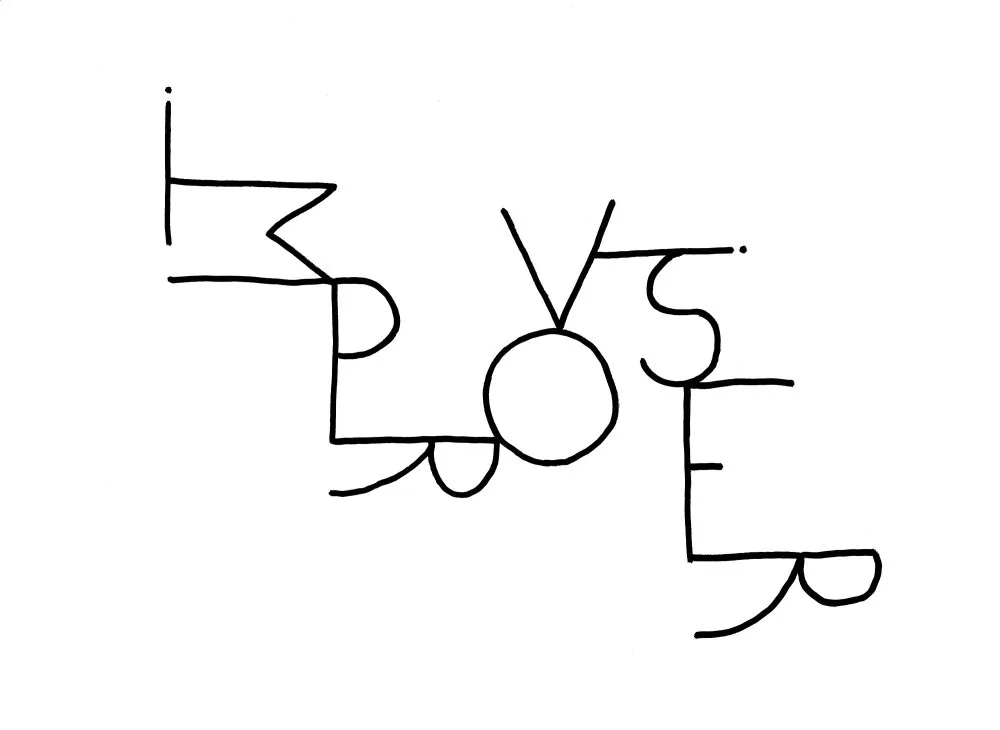 Calligraphies #11 - 8 © Benoît Labourdette 2018.