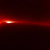 Éruption du soleil intérieur