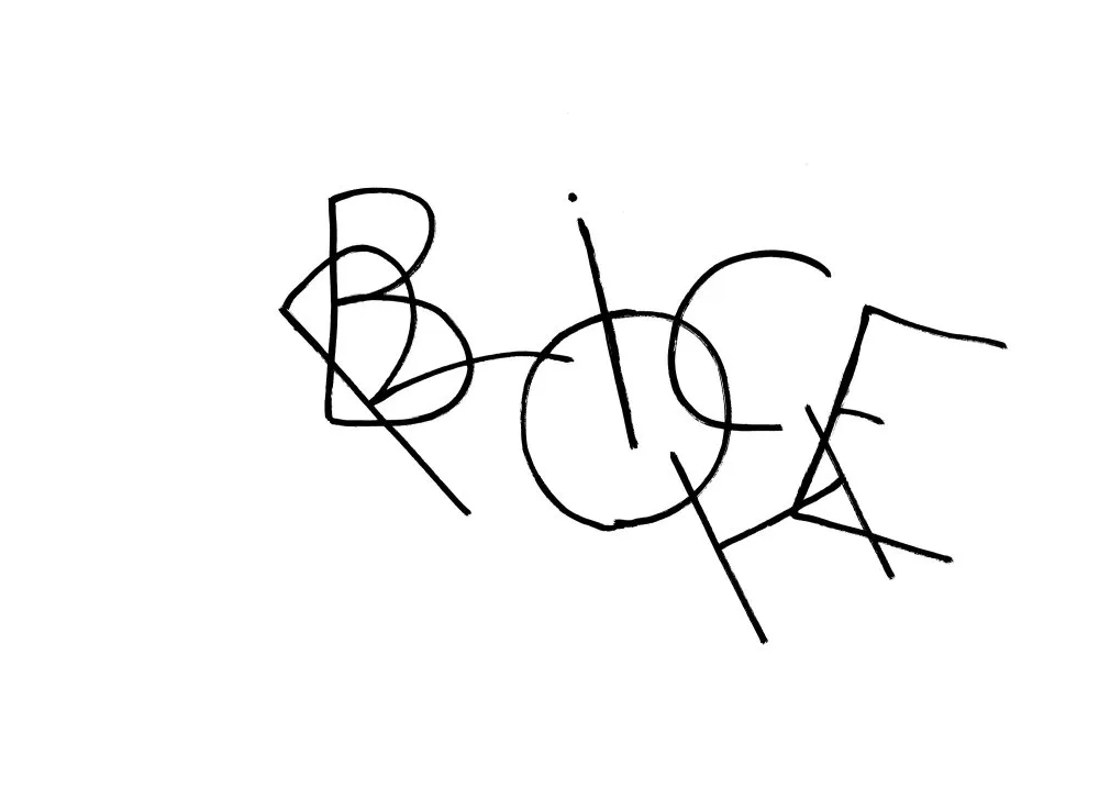 Calligraphy #5 - 2 © Benoît Labourdette 2018.