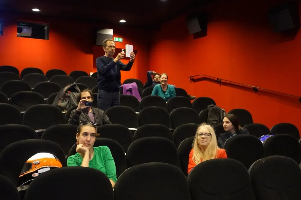 Colloquium ENS Louis Lumière: forms, experiences and devices: audiovisual production in the face of “immersive” technologies - 6 © Benoît Labourdette 2019.