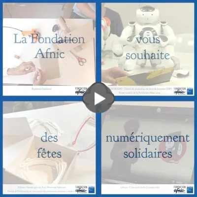 « La fondation Afnic vous souhaite des fêtes numériquement solidaires »