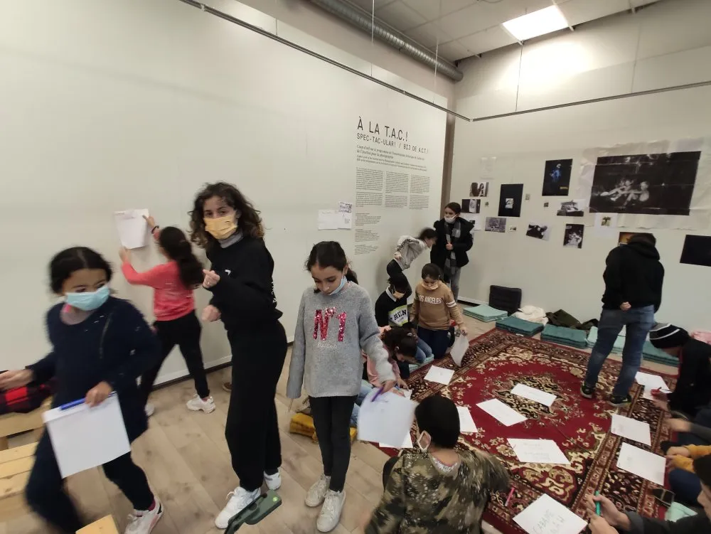 “Cultural Class” : creation of a photographic exhibition with a CM2 class - 19 © Benoît Labourdette 2022.