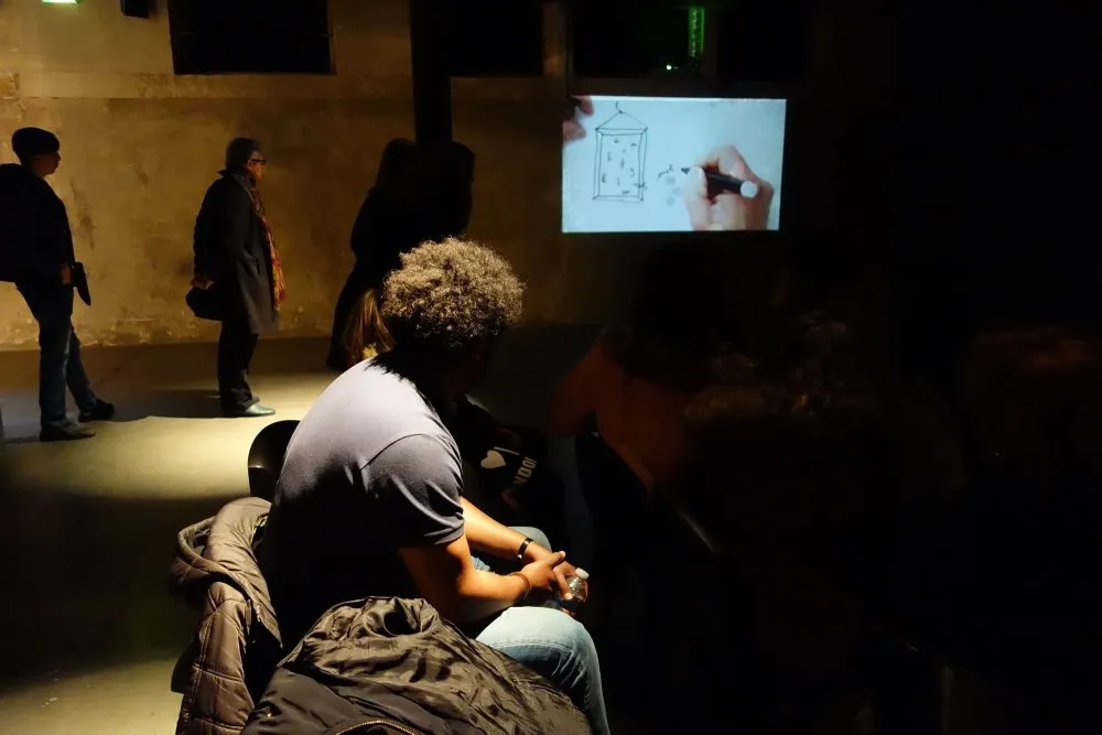 Smugglers images national metting 2016 : pico-projection workshop - 5 © Benoît Labourdette 2016.