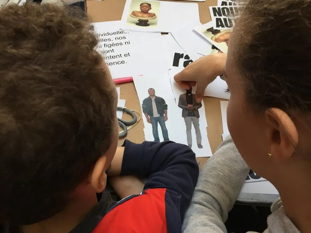 Musée de l'Homme : Atelier cinéma animé - 9 © Benoît Labourdette 2017.