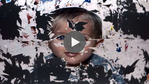 Les yeux bleus