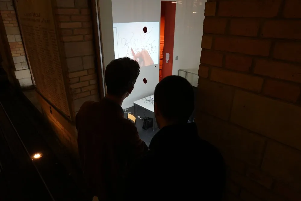 École nationale supérieure d'architecture de Paris-Belleville : atelier cinéma dessiné pour le 50<sup class="typo_exposants">e</sup> anniversaire - 7 © Benoît Labourdette 2019.