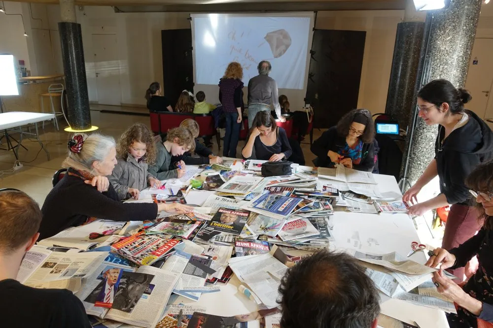 Les Lilas town: day of cut paper films - 20 © Benoît Labourdette 2019.