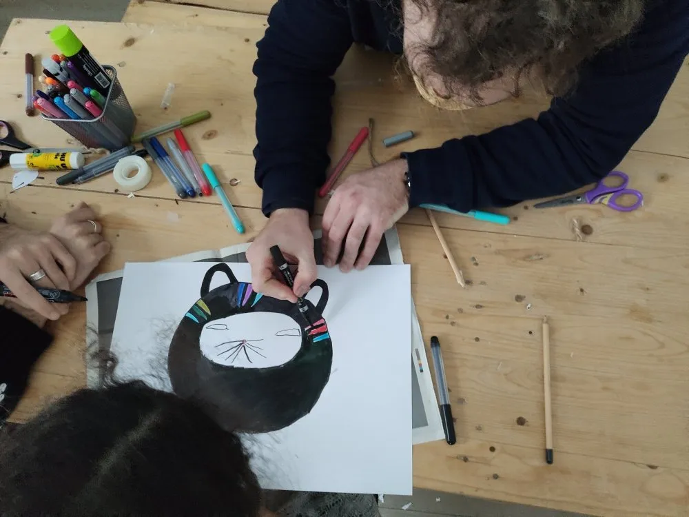 “Cultural Class” : creation of a photographic exhibition with a CM2 class - 33 © Benoît Labourdette 2022.