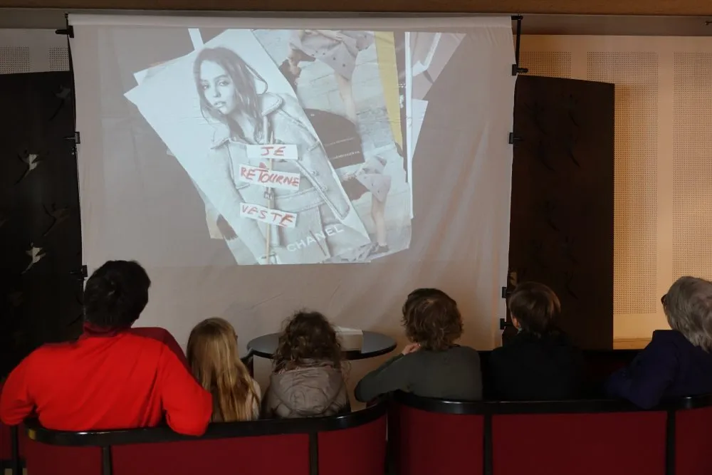 Les Lilas town: day of cut paper films - 22 © Benoît Labourdette 2019.