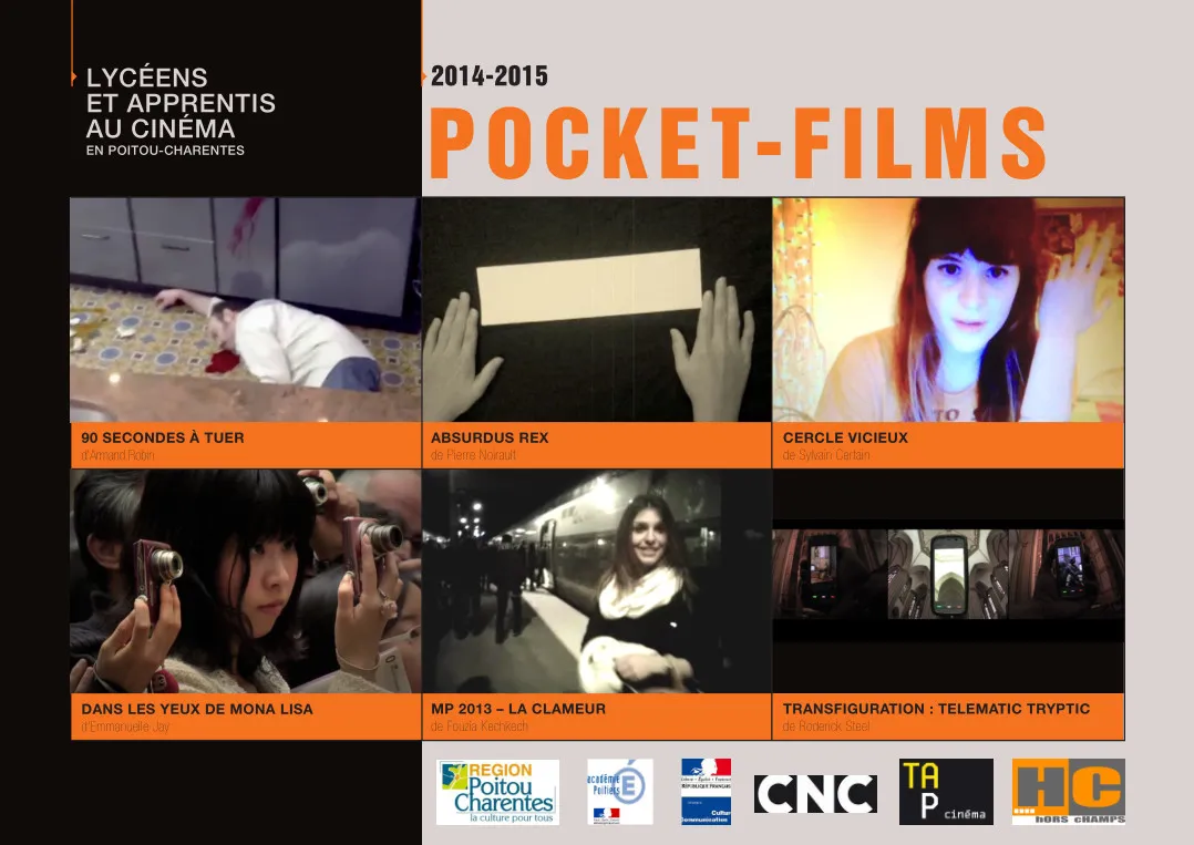 Educational sheets “Pocket Films” (Students and apprentices in cinema 2014-2015). © Benoît Labourdette.