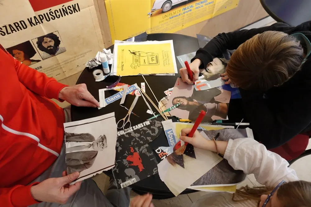 Les Lilas town: day of cut paper films - 18 © Benoît Labourdette 2019.