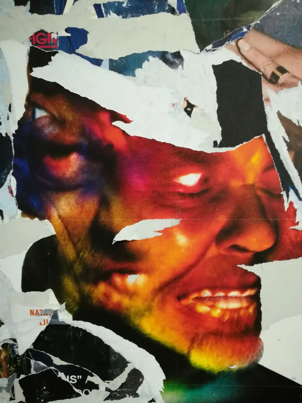 Visages de papier #1 - 7 © Benoît Labourdette 2017.
