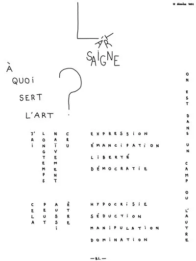 L'art saigne