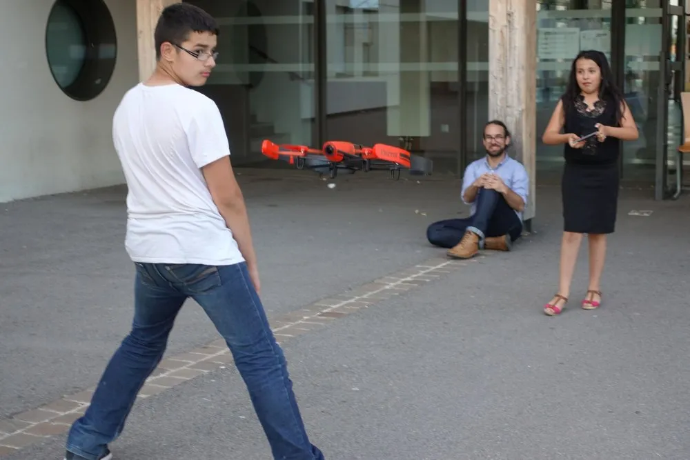 Town of Mitry-Mory : drone workshop at Paul Langevin College - 6 © Benoît Labourdette 2017.