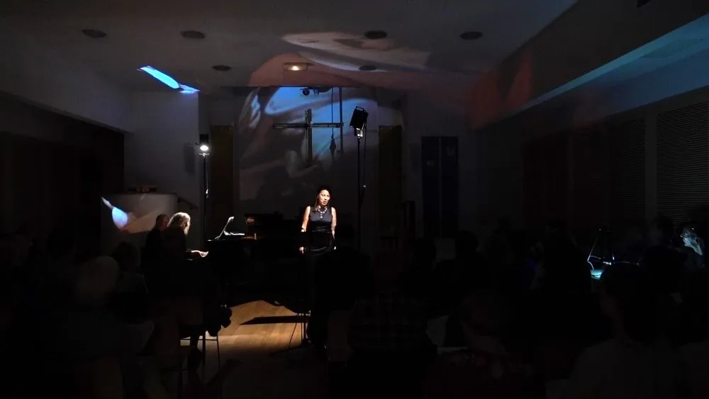 Récital voix-piano-vidéo « Chants et danses de la mort » - 10 © Benoît Labourdette 2018.