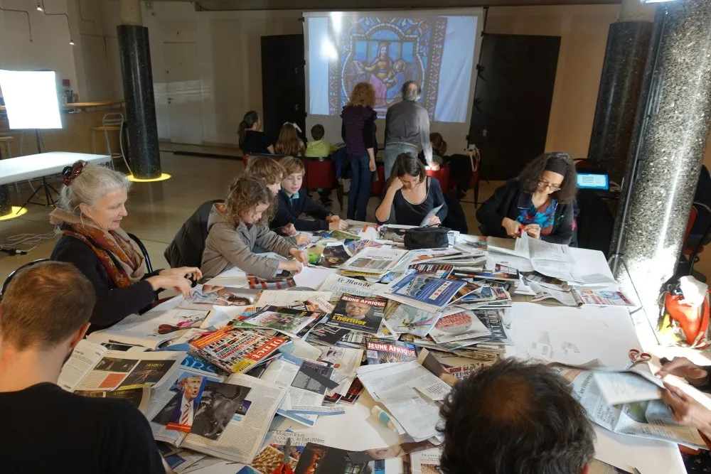 Les Lilas town: day of cut paper films - 21 © Benoît Labourdette 2019.