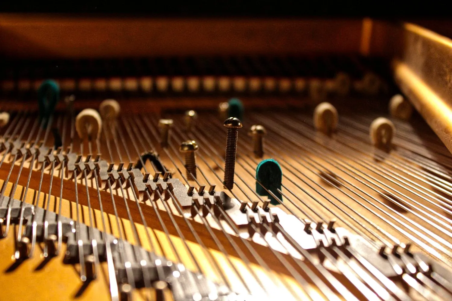 Prepared piano © Benoît Labourdette.