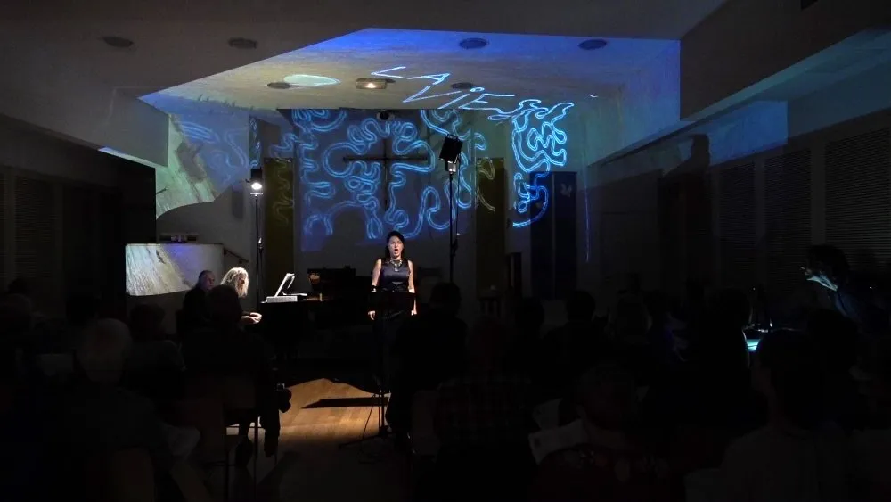Récital voix-piano-vidéo « Chants et danses de la mort » - 5 © Benoît Labourdette 2018.