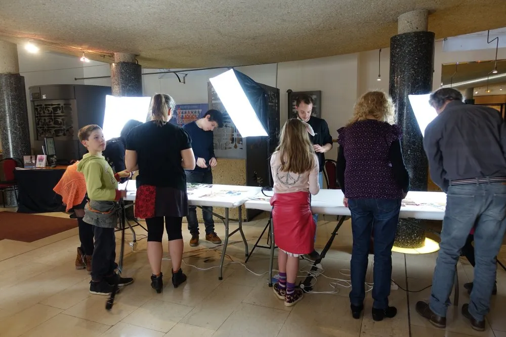 Les Lilas town: day of cut paper films - 15 © Benoît Labourdette 2019.