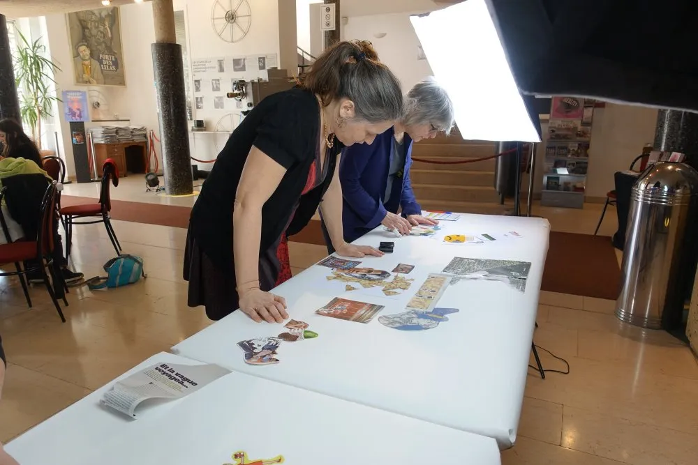 Les Lilas town: day of cut paper films - 6 © Benoît Labourdette 2019.