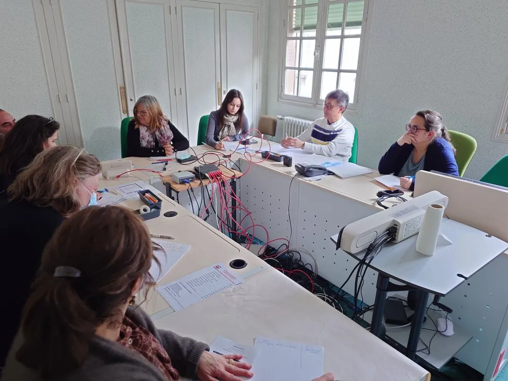 When thirty-five professionals discover their psychosocial skills through creative experience - 14 © Benoît Labourdette 2026.
