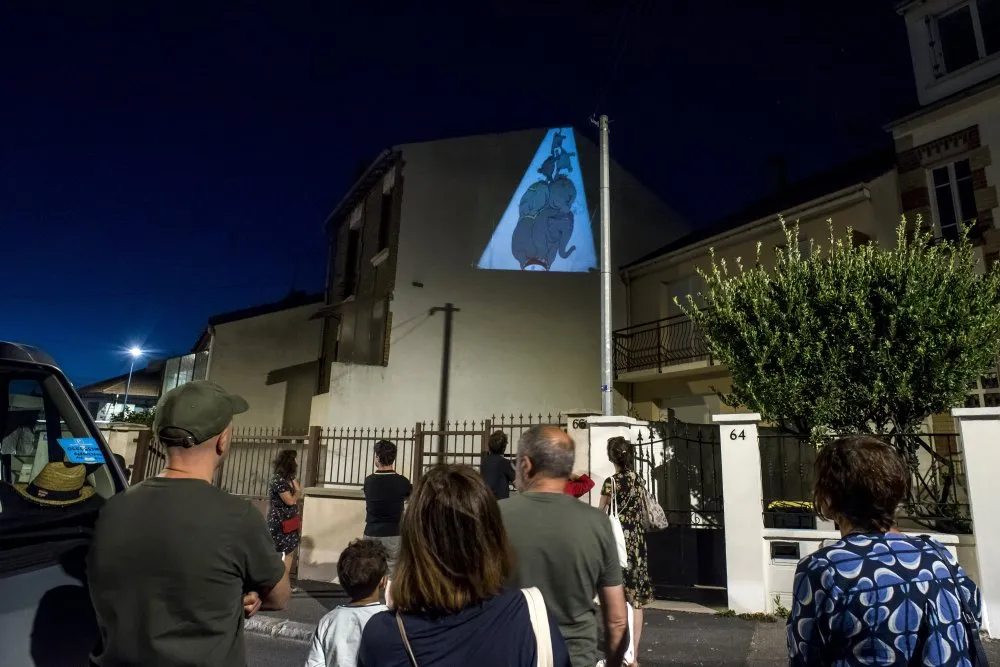 Projection itinérante à Fontenay-sous-Bois - 20 © Benoît Labourdette 2022.