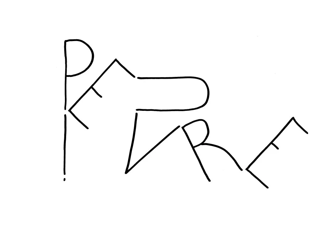 Calligraphies #11 - 21 © Benoît Labourdette 2018.