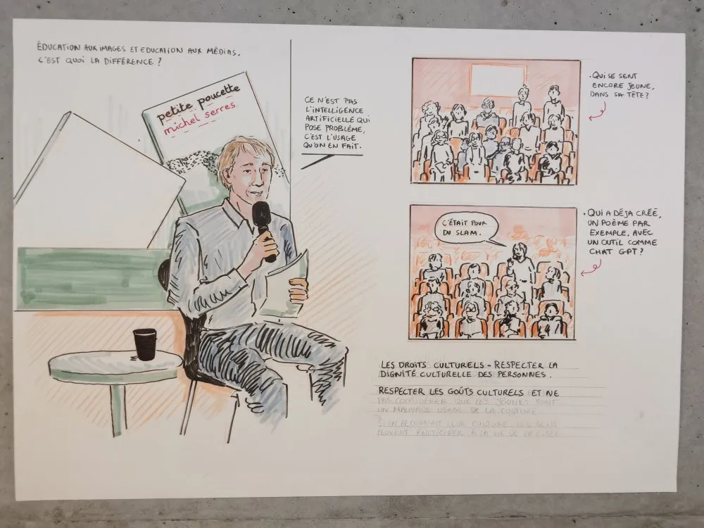 Éducation aux images et citoyenneté : quand les professionnels de la jeunesse repensent leurs pratiques - 20 © Benoît Labourdette 2025.