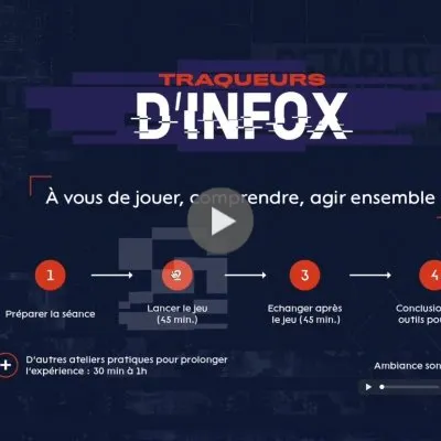 Teaser for the game “Infox Stalker”.