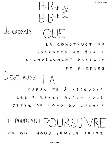 Pierre par pierre