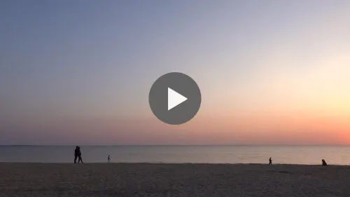 Evening beach