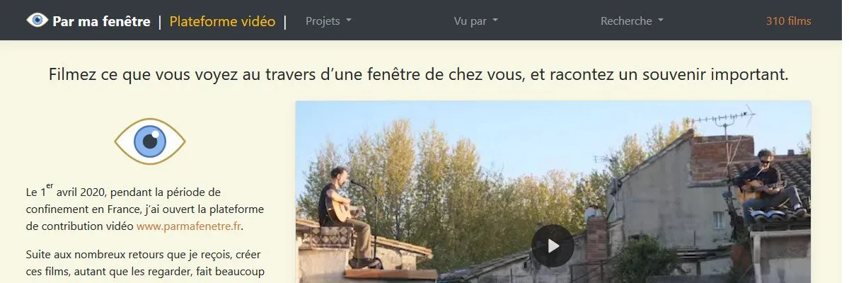 Utilisation pédagogique de la plateforme « Par ma fenêtre »