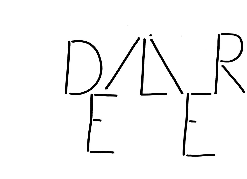 Calligraphies #8 - 14 © Benoît Labourdette 2018.