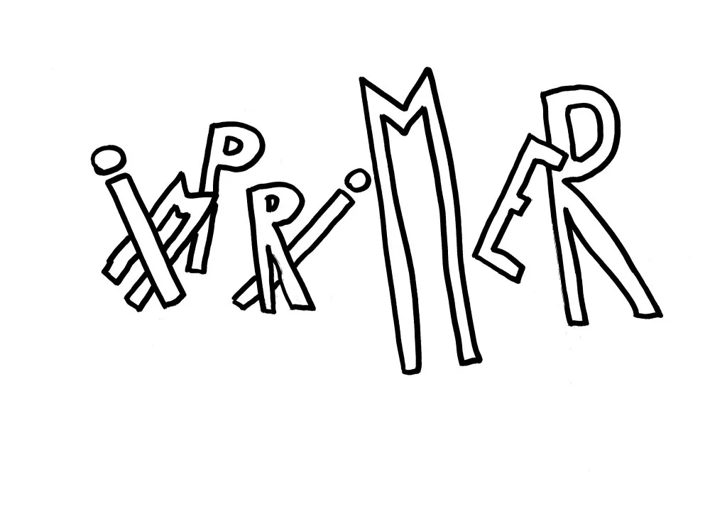 Calligraphies #1 - 49 © Benoît Labourdette 2018.