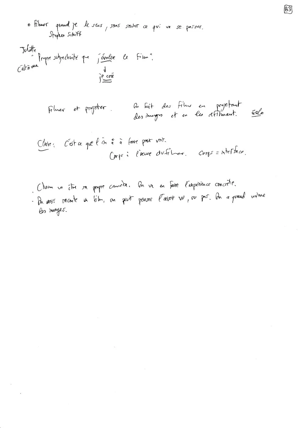 Université Montpellier 3 : « Je ne le savais pas, mais je suis ma caméra » - 30 © Benoît Labourdette 2017.