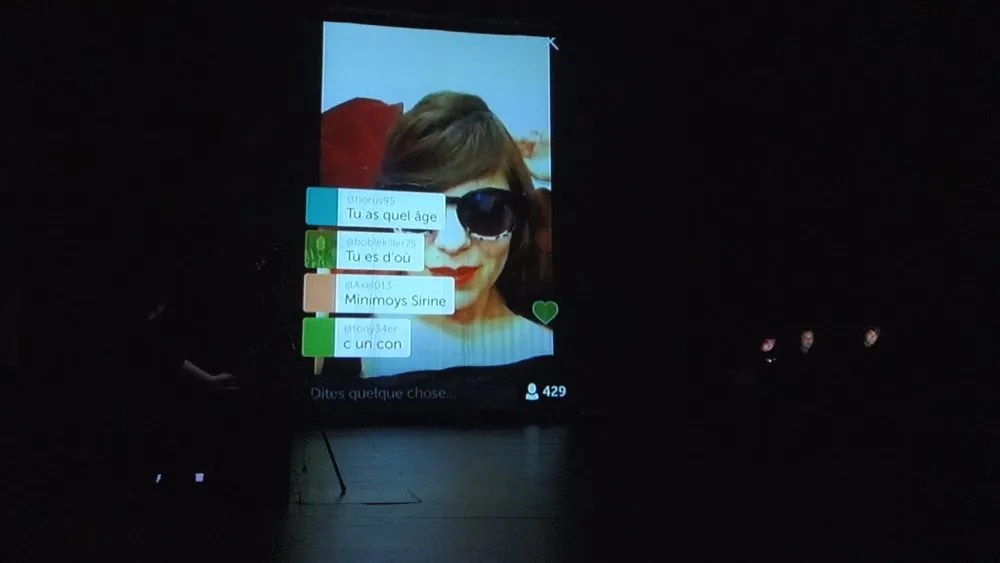 « Bonjour ma belle », spectacle transmédia - 6 © Benoît Labourdette 2016.