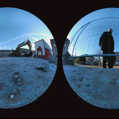 Photos of the construction site