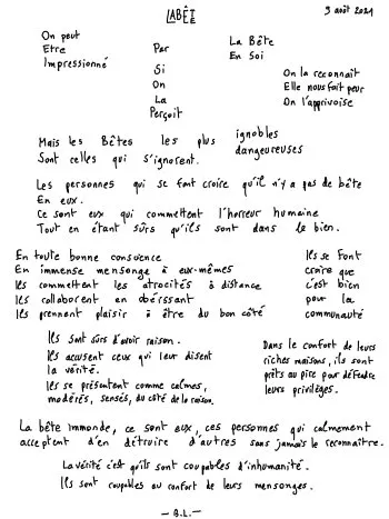 La bête