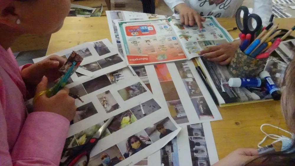 “Cultural Class” : creation of a photographic exhibition with a CM2 class - 58 © Benoît Labourdette 2022.