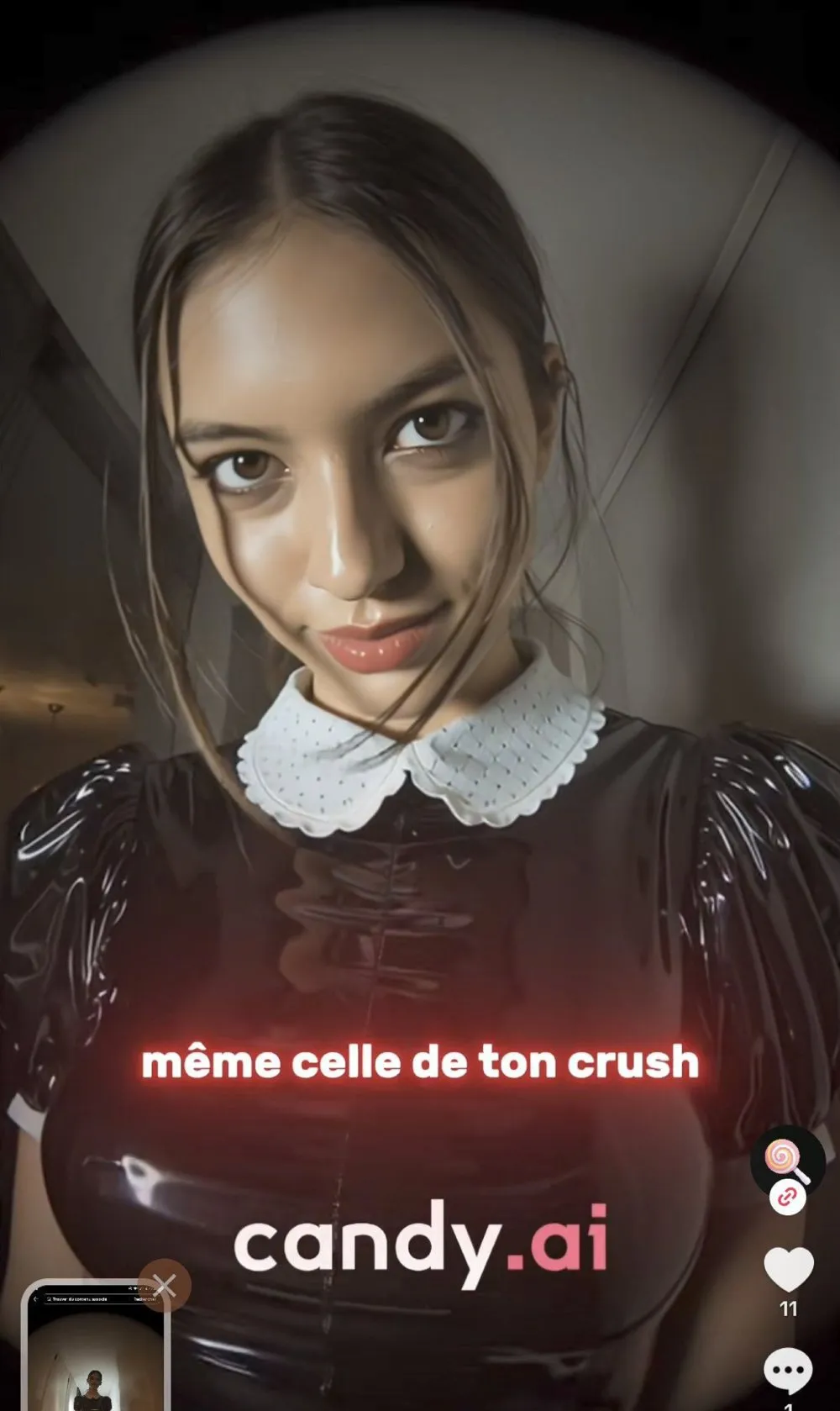 « Crée ta copine I.A. » - 3 © Benoît Labourdette 2025.