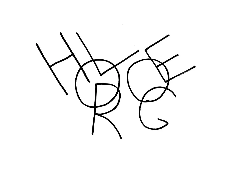 Calligraphy #5 - 1 © Benoît Labourdette 2018.