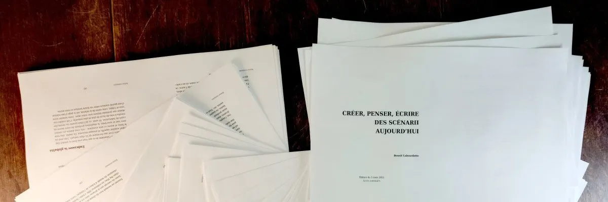 Creating, thinking and writing screenplays today 