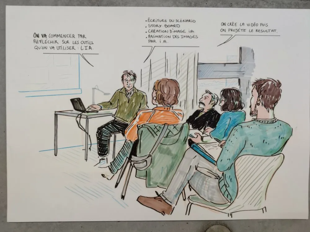 Éducation aux images et citoyenneté : quand les professionnels de la jeunesse repensent leurs pratiques - 19 © Benoît Labourdette 2025.