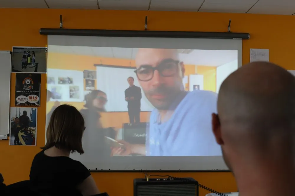 Festival « Le joli mai » : Atelier de réalisation de films avec drone - 17 © Benoît Labourdette 2019.