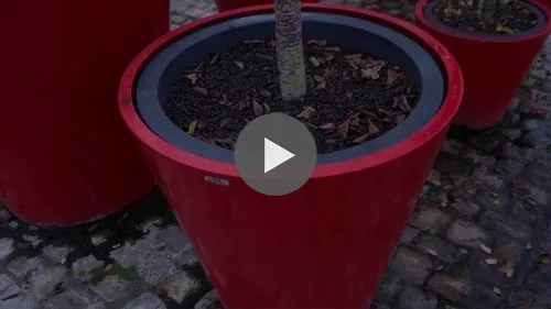 Les pots rouges